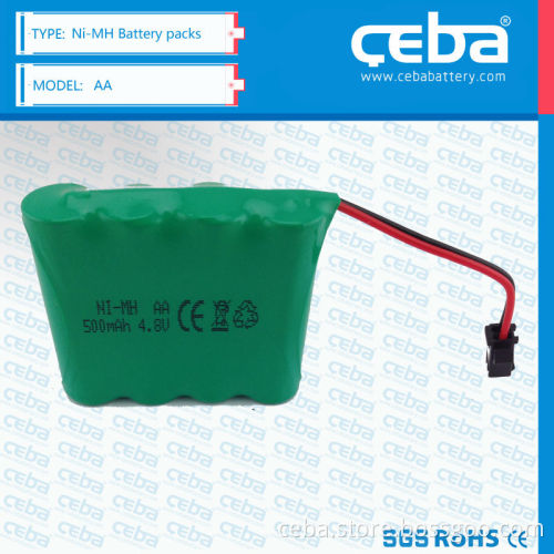 Ni-MH battery pack AA 4.8V /6V/7.2V 1100mAh Good quality Best price